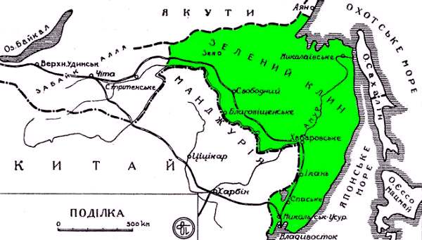 Так выглядел в планах украинских патриотов «Зеленый Клин»