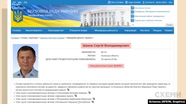 У 2019-му Шахов був обраний до складу нинішньої Верховної Ради як самовисуванець