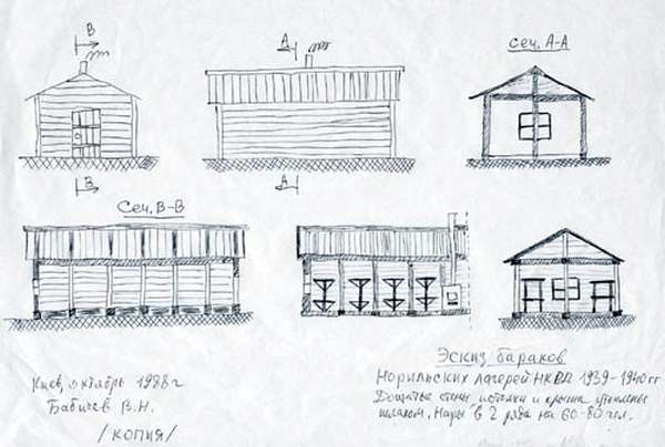 Так выглядели бараки норильских лагерей