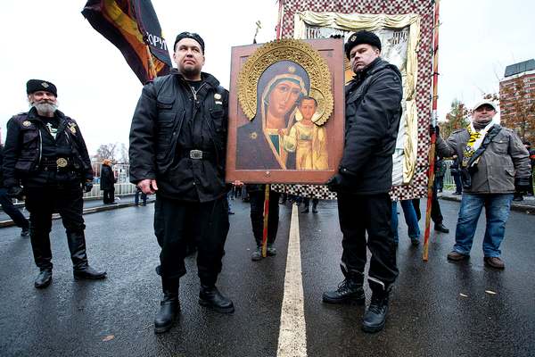 «Русский марш» в центре Москвы. 